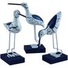 Coastal Ocean Seagull Wooden Figurine Nautical Decorations Ornaments,3PCS