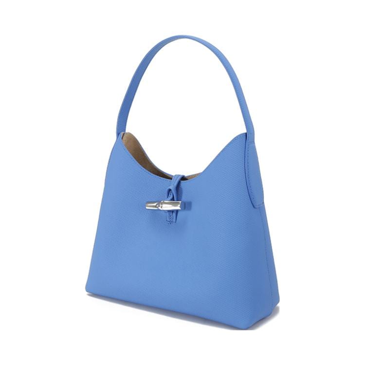 Longchamp Средняя сумка-хобо Roseau из кожи 10153HPN487