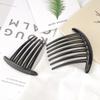 Simple Black Hair Combs for Woman 5/7 Teeth Plastic Hair Combs DIY Comb Material Semi-finished Products Hair Accessories