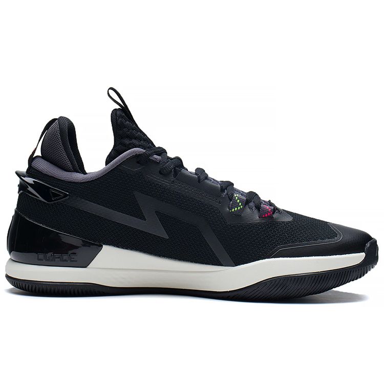 Li Ning Flash Energy 2.0 Shock Absorption Rebound Mid-Top Basketball Shoes Men Sneakers Black ABAS099-2