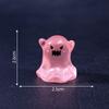 Luminous and Funny Little Ghost Figurine Decorative Accessories, Mini Micro-landscape Desktop Ornaments