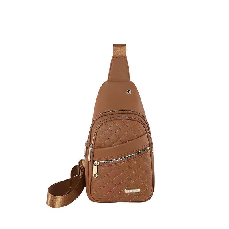 Женская сумка кроссбоди на грудь в корейском стиле 2022 года - спортивная передняя сумка из ткани Оксфорд для уличной одежды