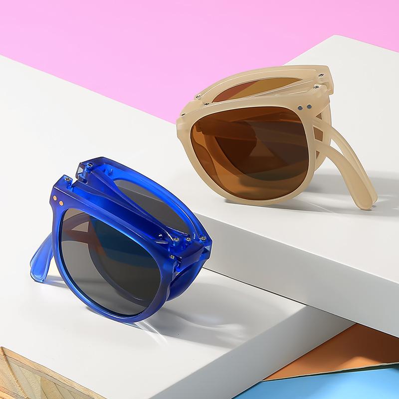 Foldable Baby Sunglasses for Boys and Girls UV Protection New Ultra-light Fashion Sun Protection Children's Sunglasses