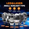 3 Inch Double Lens High Power Three Laser Effect Non-destructive Double Lamp Cup H4 H7 Car Motorcycle Universal