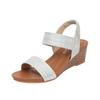 Sandals Women One Strap Roman Shoes Fairy Style New Summer Large Size Slope Heel Fashion Women's Shoes