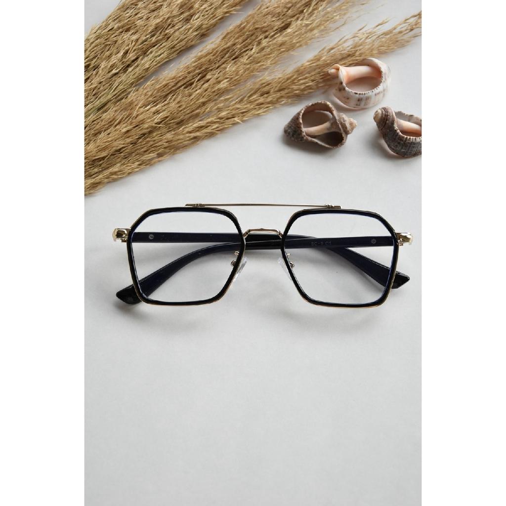 Henry Unisex Blue Light Protection Blue Block Square Rectangular New Season Transparent Glasses