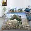 Polyester Duvet Cover Pillowcase Two-Piece Set 3D Digital Printing Dinosaur Series