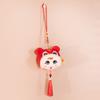 Snake Cute Mascot Plush Toys Red Envelope Hanging Zodiac Massage Gifts Stick