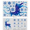 Christmas Snowflake Stickers Festival Xmas Holiday Home Dining Bar Farmhouse Living Room Bedroom Decoration Art