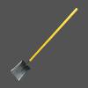 Ouzhuo Square Head Shovel with Eucalyptus Handle