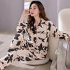 Pajamas Women'S Pure Cotton Long-Sleeved Women'S Thin Mid-Autumn And Winter Cotton Cardigan Loungewear