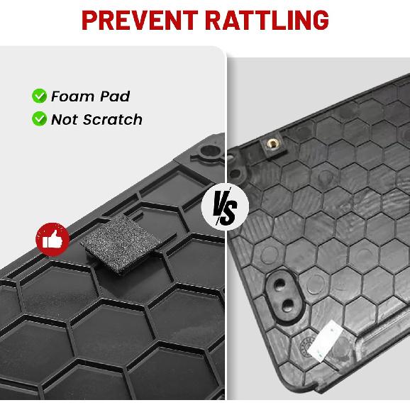 RED WOLF Кронштейн для заднего номерного знака Подходит для 2008- Mercedes-Benz Заменяет для заднего бампера Держатель номерного знака автомобиля Рамка Заменяет OE 1698170211 A0008101711