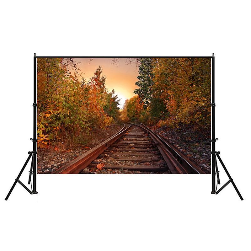 Railway Landscape Backdrop for Studio,Live Streaming,Parties Decor,Bedroom,Office,Background Tapestry