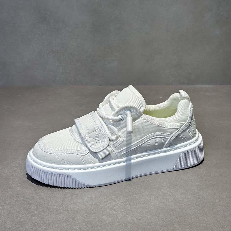 Velcro board shoes new comfortable breathable mesh soft sole casual bm