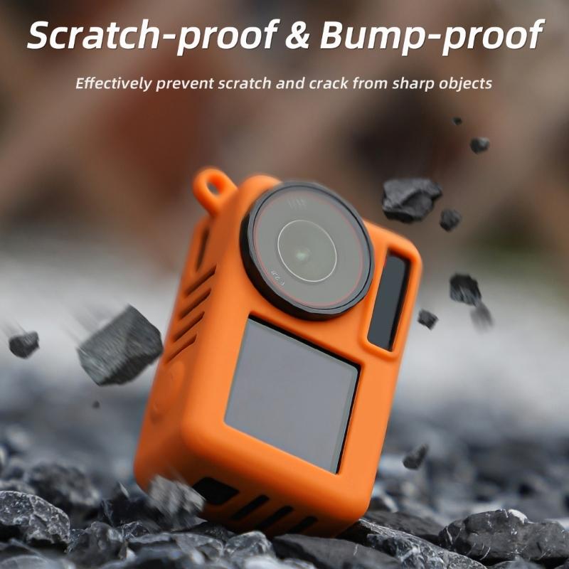 Прочный силиконовый чехол для камер Action 5Pro, Удобный захват с комфортным ремешком, Аксессуары для спортивных камер для приключений