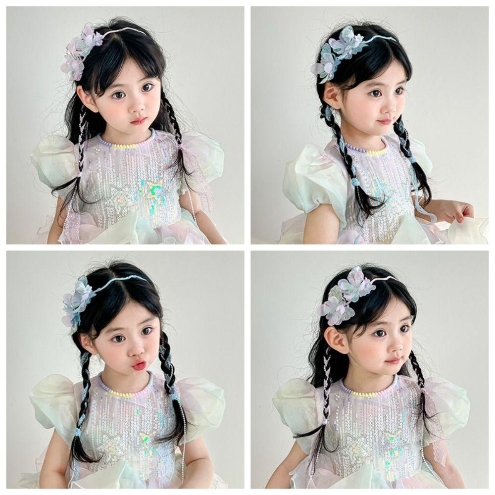 Korean Ribbon Hairbands Cute Children Headband New Princess Hair Hoop  for Girls