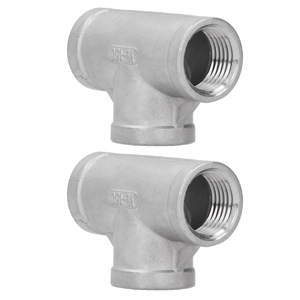 2 шт. из нержавеющей стали марки 316 NPT 1/2?150T Тройник-адаптер Соединитель Резьбовые Литые Трубные Фитинги