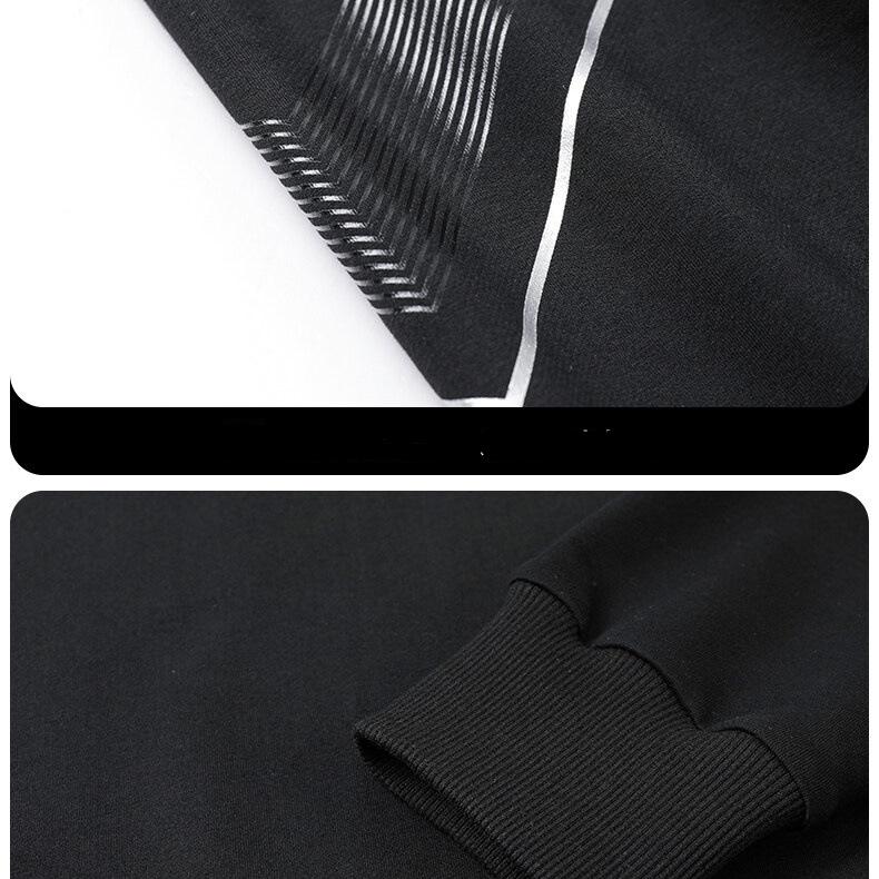 8XL Plus Size 2023 New Men's Casual Hoodie Suit Crewneck Hoodie Pants Men's Sportswear Two-piece Set