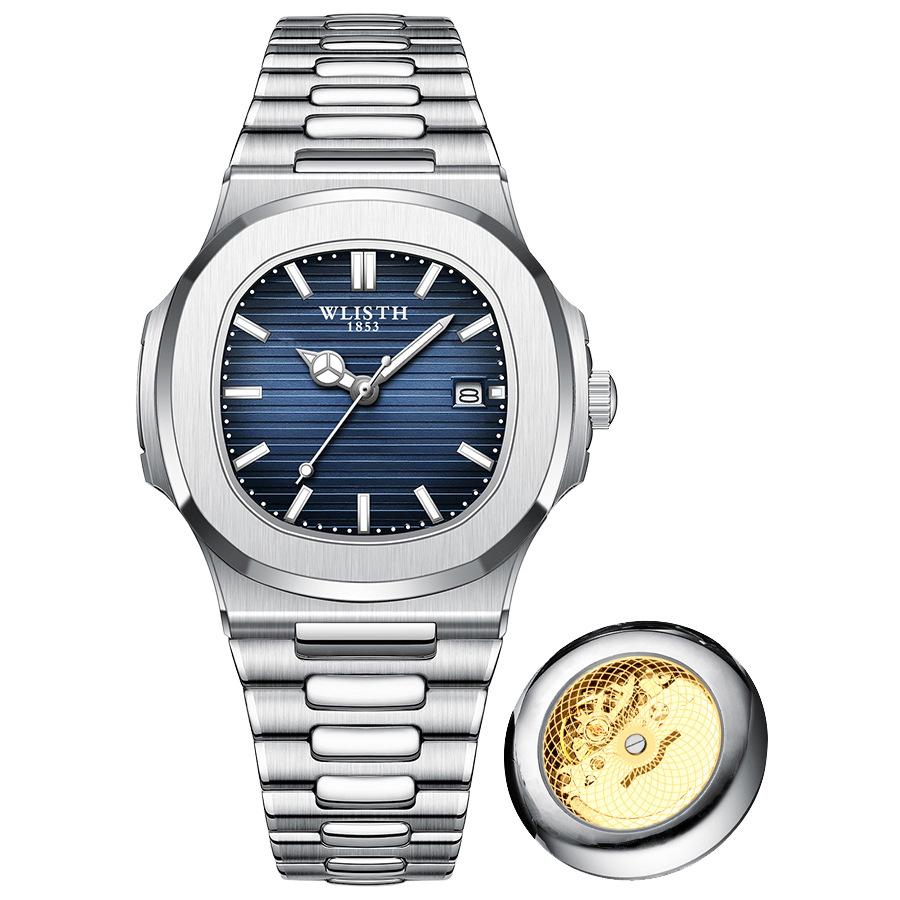 Men's watch Top Brand Men's Watch Quartz Watch Mechanical Wind Men's Watch Luminous Waterproof Calendar Watch Steel Band Business Watch Men