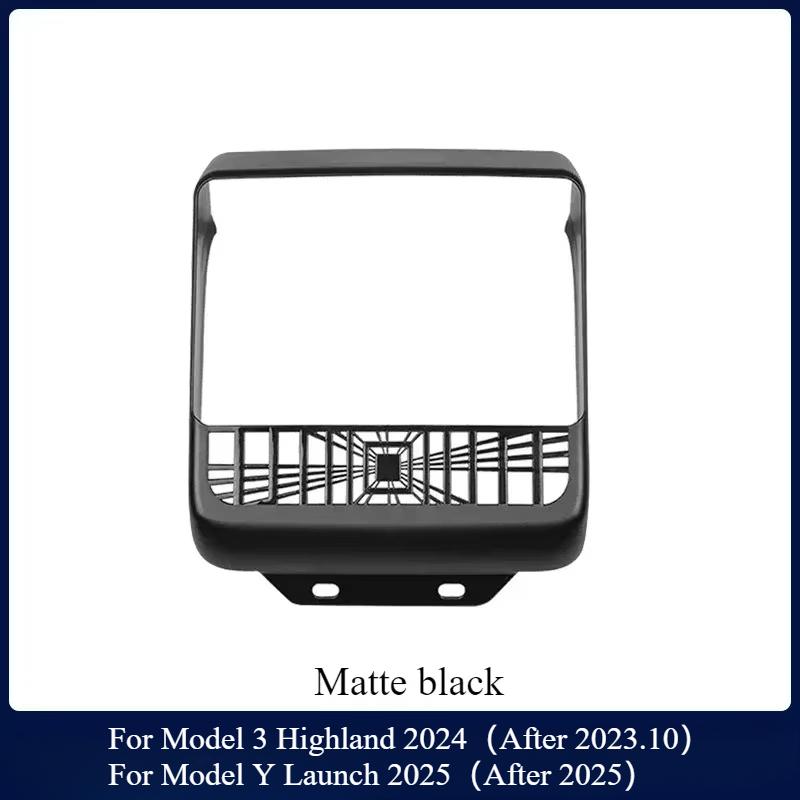 Air Conditioning Outlet Frame for Tesla Model 3 Highland Model Y Launch Rear Air Outlet Anti Kick Protective Cover Accessories