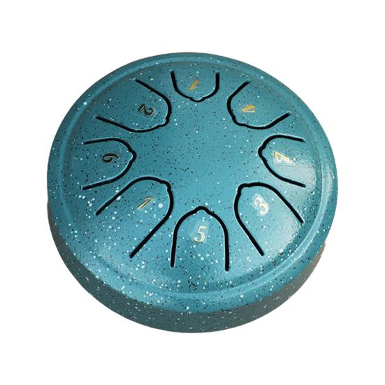 Стальной язычковый барабан 8 нот язычковый барабан Handpan Ethereal Drum Медитационный музыкальный инструмент Садовый барабан для дождя