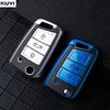 Кожаный TPU чехол-книжка для автомобильного ключа для Vw Volkswagen Golf 7 Mk7 Tiguan Mk2 Для Seat Ateca Leon Fr Ibiza Skoda Octavia Kodiaq