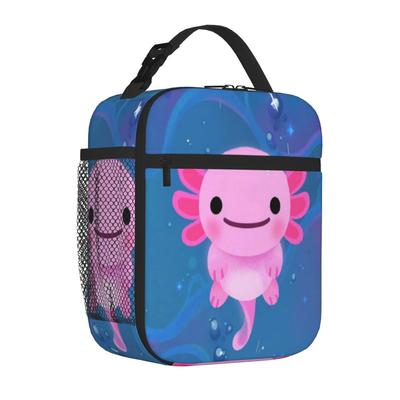 Самая продаваемая сумка-ланчбокс с рюшами Lucy Axolotl, для офиса, на каждый день, в школу