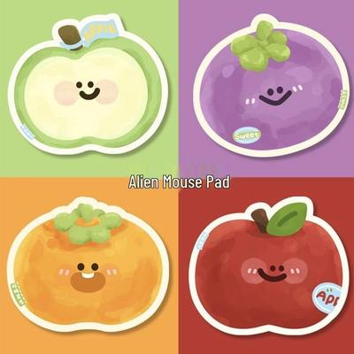 Милый Креативный Нескользящий Мультяшный Коврик для Мыши с Красной Гуавой для Веселого Офисного или Игрового Использования