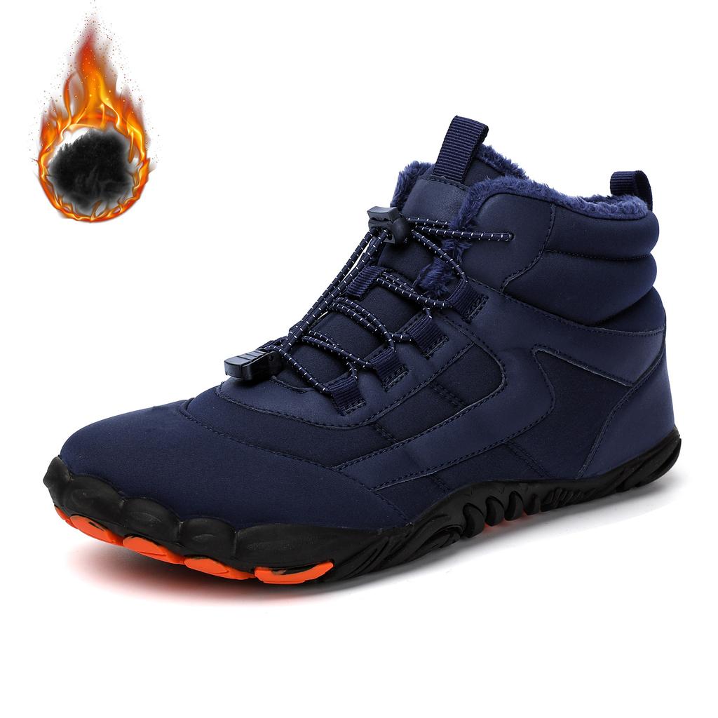 Хлопковые ботинки повседневные хлопковые туфли с набивкой и утолщением, зимние ботинки теплые парные высокие хлопковые туфли