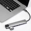 USB-C хаб 8 в 1, совместимый с HDMI, с быстрой зарядкой PD, Type-C на 4K, 100-мегабитный Ethernet-порт для Macbook, ноутбука, компьютера