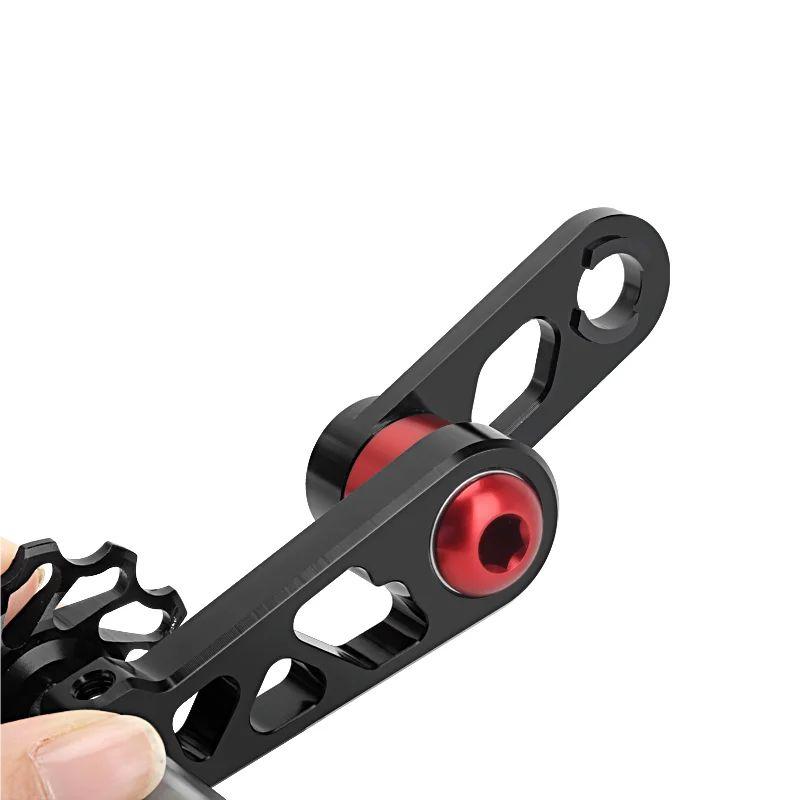 Натяжитель цепи велосипеда RIDERACE, односкоростной задний переключатель передач, алюминиевый сплав для складного велосипеда, стабилизатор цепи, направляющая цепи