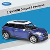 Welly 1/24 BMW Mini Cooper S Paceman литая модель автомобиля литые металлические транспортные средства модель автомобиля имитационная коллекция детские игрушки подарок