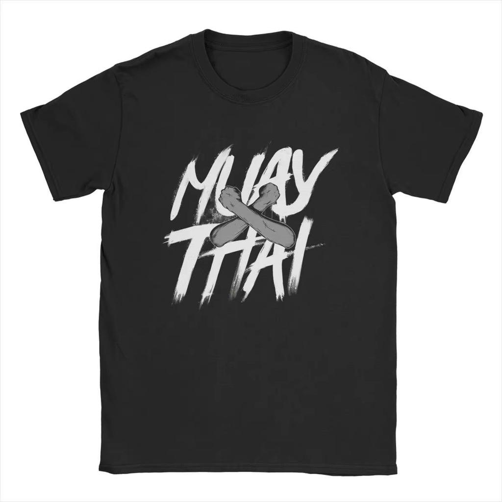Мужские футболки Muay Thai Sak Yant Tiger Unique 100% Хлопковая футболка с коротким рукавом Боксерские футболки с круглым вырезом Одежда Лето