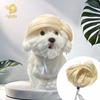 Funny Cross-border Pet Wigs for Cats and Dogs: Trump-style Costume for Halloween Parties