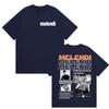 Rapper Melendi Album 2026 Merch Graphic T Shirt Mens Hip Hop Gothic Short Sleeve Tshirts Clothing Fashion Retro Cotton Tshirt