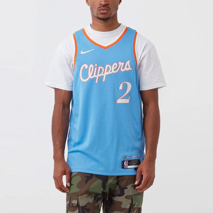 Nike НБА Лос-Анджелес Клипперс Кавай Леонард Майка City Edition Mixtape Swingman Jersey DB4031-462