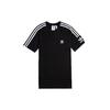 Originals Clover Retro 3-Stripes Tee Crew Neck Short Sleeve Men Tops Black ED6116