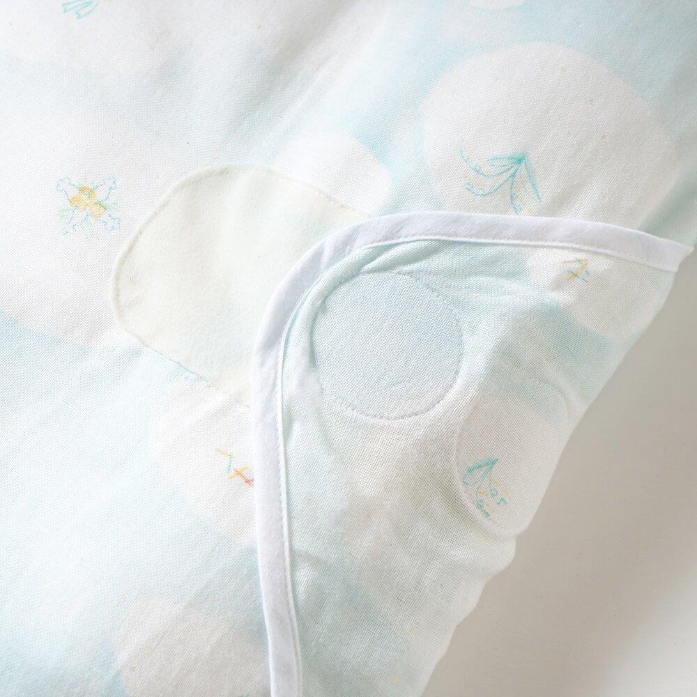 10 месяцев NAOMI ITO Хлопковый марлевый коврик для яиц Пеленка CLOUD UNRYU Чехол 18231019 (Димой)