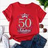 This Queen th Birthday Funny Women TShirt Fashion Casual Short Sleeve ONeck Streetwear Tees and Fabulous Summer Tops