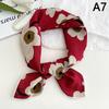 56Cm Ladies Headband Cotton Linen Square Scarf Korean College Girls  Elegant Neck Scarves Sun Protection Headscarf
