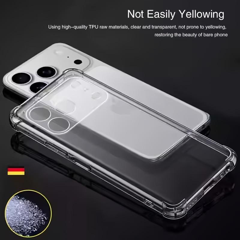 Ultra Thin Transparent Phone Case For For Iphone 17 Pro Max Soft TPU Cases For For Iphone17 Pro Max 17Pro Shockproof Clear Back Cover