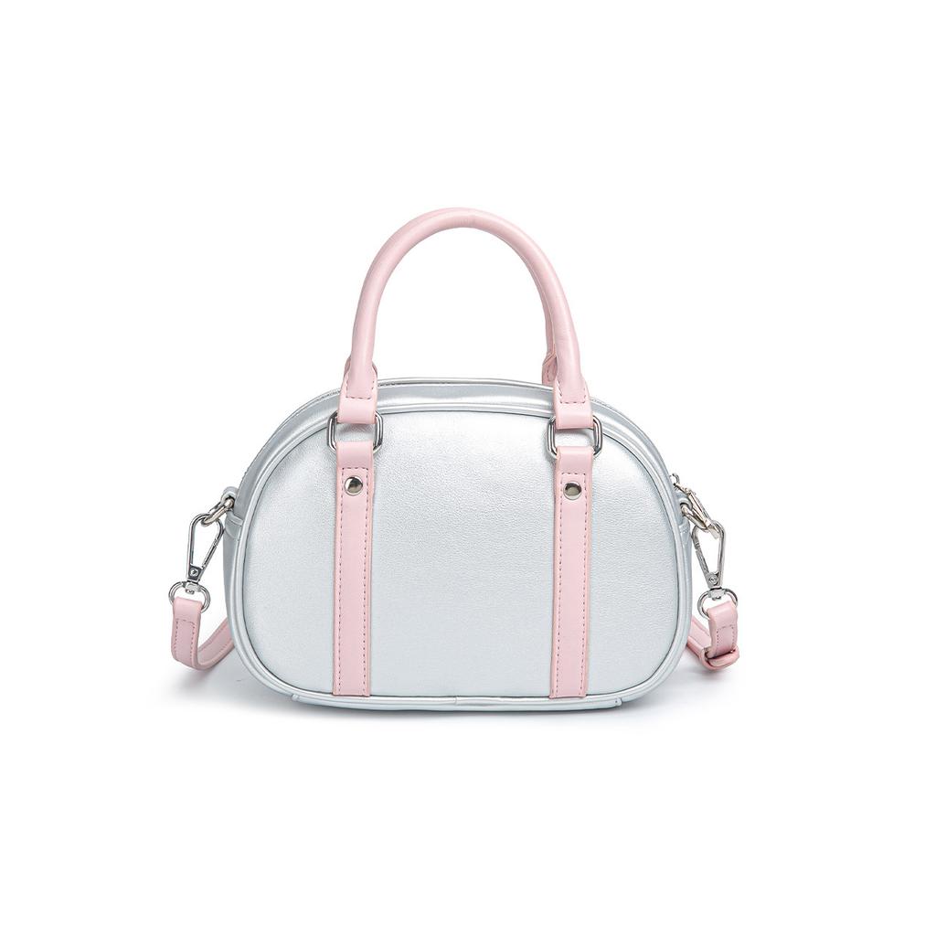 New Disney Mickey Synthetic Leather One Shoulder Crossbody Portable Bag Boston Bag Women's Multicolor BMK-72752