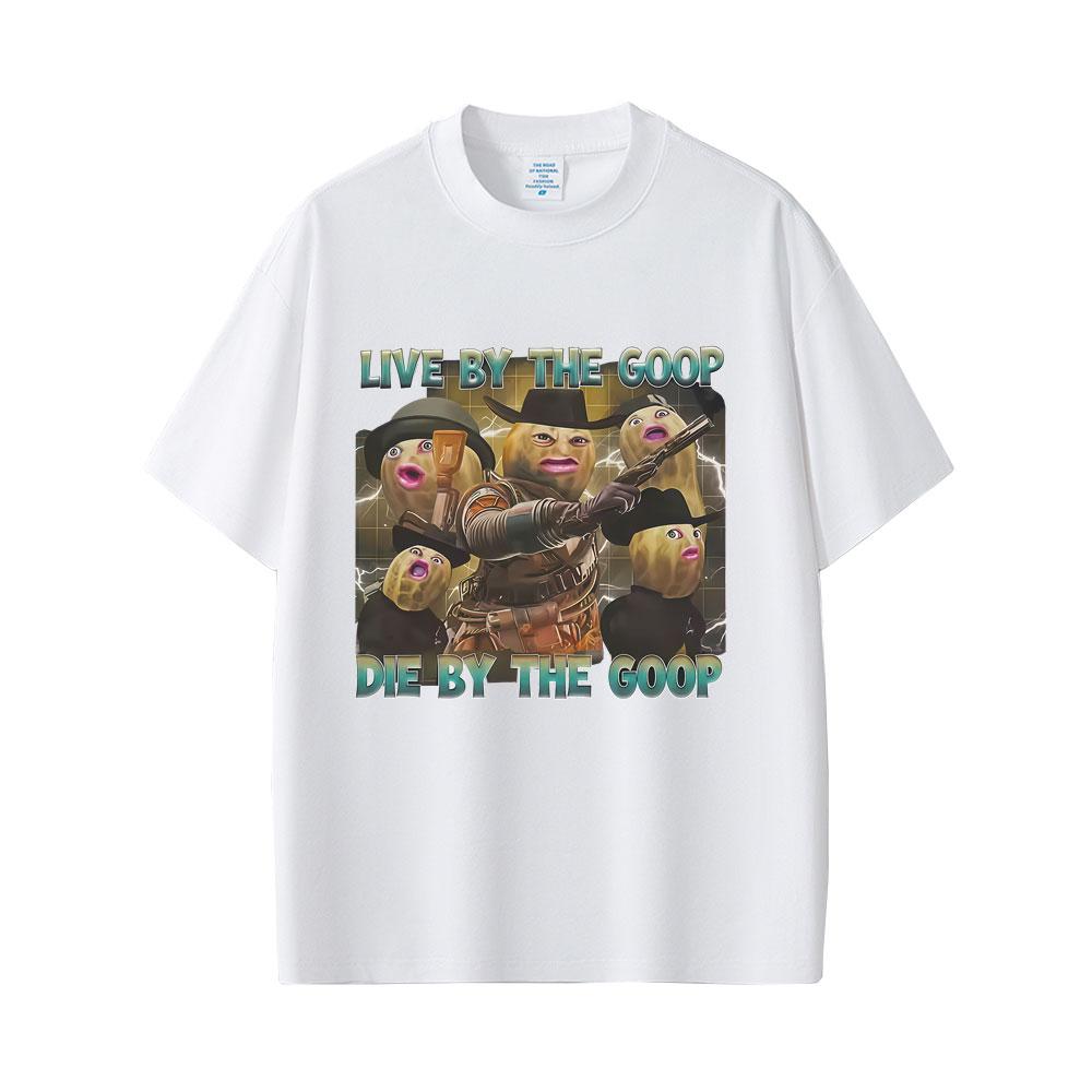 The Burnt Peanut Goop Goop Goop Funny Meme Tshirt Unisex Women Casual Humor T Shirts Unisexs Cotton Oversized Short Sleeve Tshirts