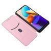 Флип-чехол с карбоновой текстурой и поддержкой нескольких карт для VIVO Y22S/Y35 - Простой, нейтральный дизайн