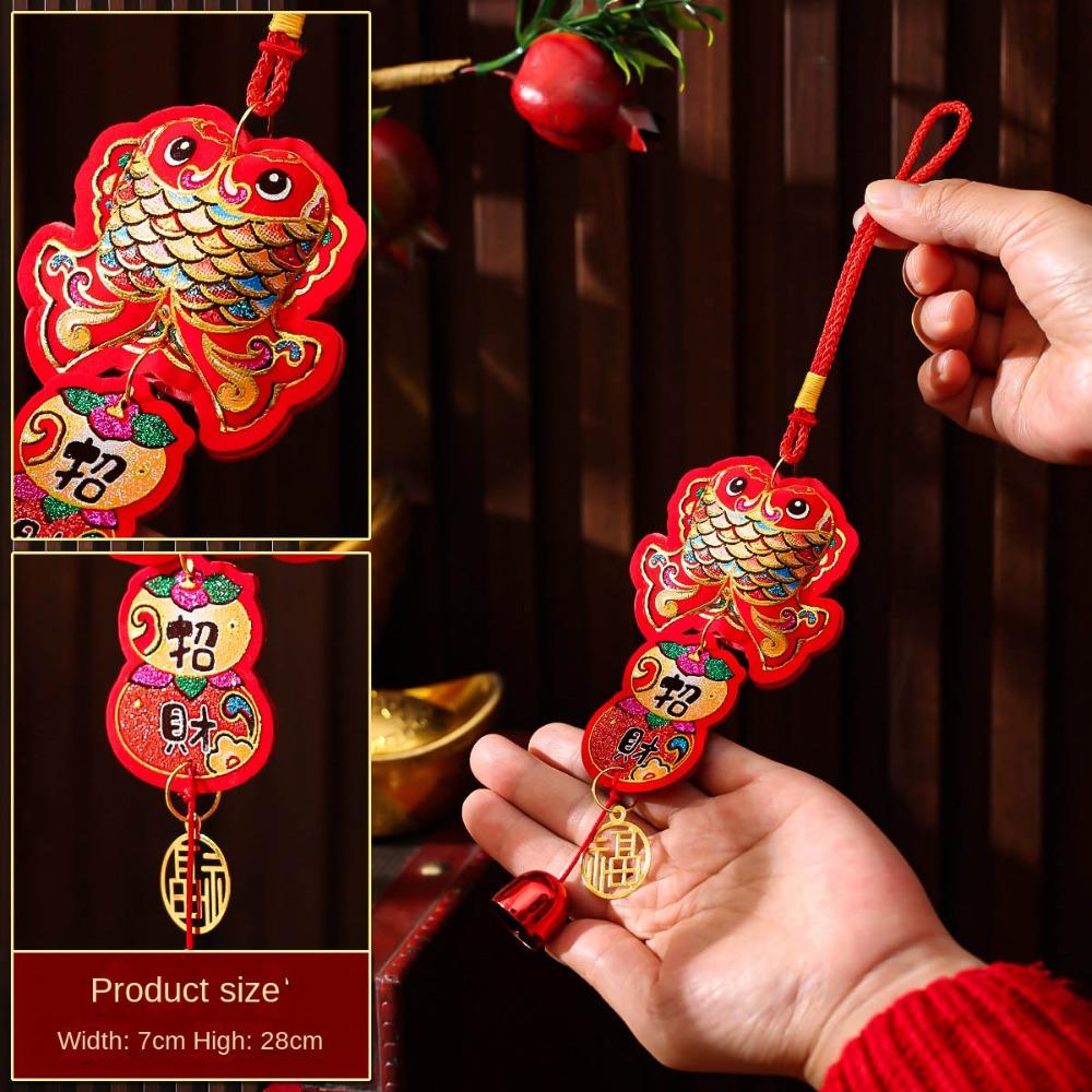 Bell String Wind Chimes Lucky Bag Lucky Hanging Ornaments New Year Lantern Pendant Spring Festival