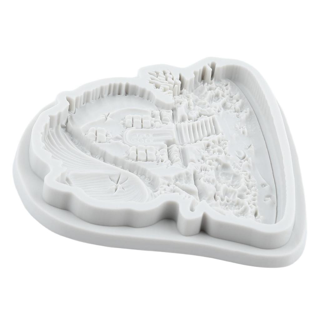 Форма силиконовая Ракушечный домик Формы для мастики Домик-ракушка Инструменты для украшения торта Тематический торт Десерт Украшенный Шоколадная форма для конфет