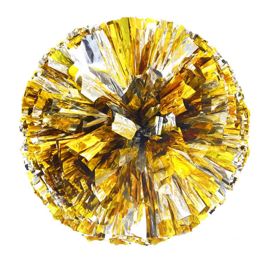 Красочные помпоны для черлидинга, шарики для поддержки пальцев, черные и синие, золотые, серебряные, красные, зеленые, танцевальные аксессуары для черлидинга