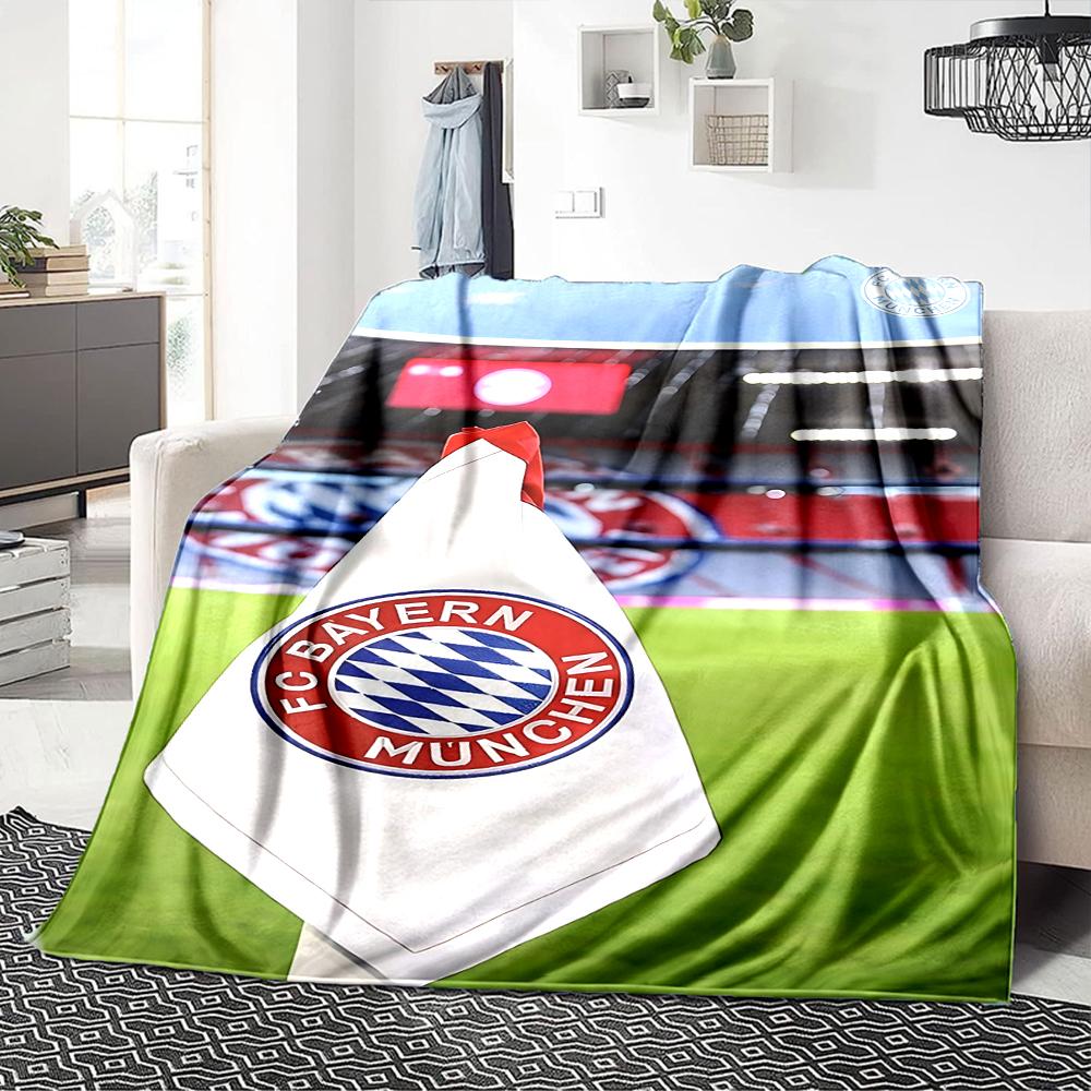 Bayern Munich Jersey Blankets Flannel Printed Breathable Warm Throw Blanket for Home Office Bedspreads 0708a121