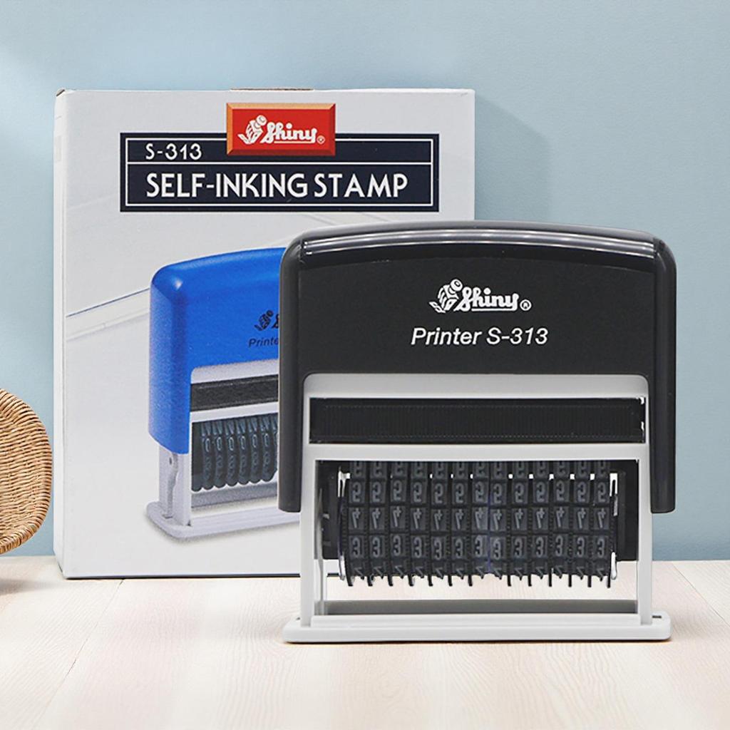 Компактный цифровой штамп-печать S313 с автоматической подачей чернил