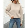 Women's Autumn and Winter Round Neck Knitted Loose Jumper